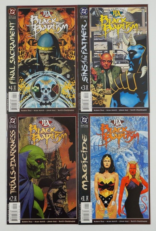 JLA: Black Baptism #1-4 VF/NM complete series - tim bradstreet - justice league 