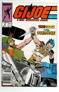 GI Joe A Real American Hero #81 newsstand - 1988 - (-NM) 