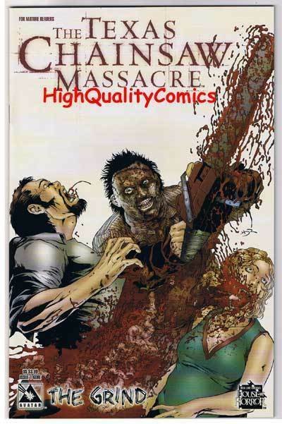 TEXAS CHAINSAW MASSACRE  GRIND #1, NM+, Gore, Horror, 2006, more TCM in store