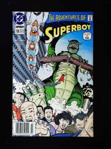 Superboy #18 (2Nd Series) Dc Comics 1991 Vf+ Newsstand