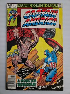Captain America #244 (1980) - NEWSSTAND