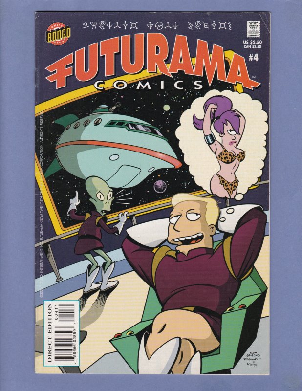 Futurama #4 VG/FN Bongo Comics 2001