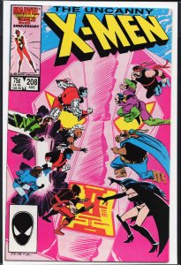 The Uncanny X-Men #208 (1986) X-Men