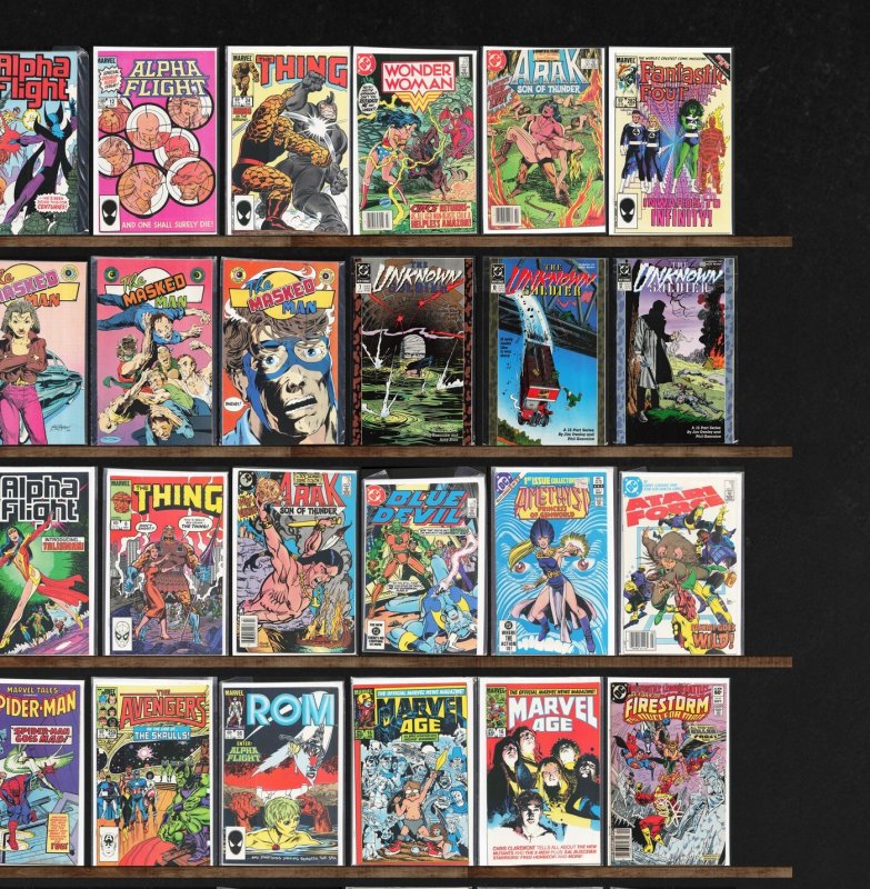 Huge Lot 150+ Comics with Marvel Age, Jon Sable, Freelance, Batman & More!