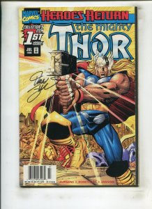 THOR VOL. 2 #1 (9.0) SIGNED BY DAN JURGENS!! 1998
