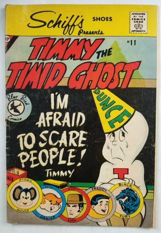 Timmy The Timid Ghost #11 1961 Schiff's Shoes Promo Comic Blue Bird Pub - VG/VG-