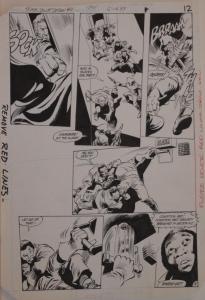 GENE COLAN / BOB McLEOD original art, JEMM SON of SATURN #11 pg 12, 11x16, 1985