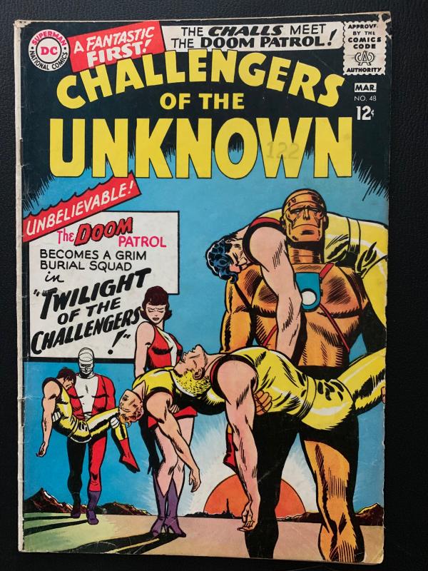 Challengers of the Unknown (1958) 48 Fine (6.0) Doom Patrol