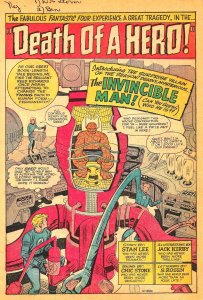 FANTASTIC FOUR #32 (Nov1964) 3.0 GD/VG  Jack Kirby/Stan Lee! Invincible Man!