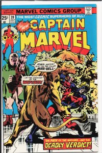 Captain Marvel #39 (1975) Captain Marvel