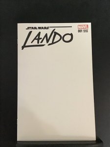 Star Wars: Lando (2016) #1 cover D Blank Sketch Cover