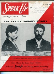 PULP:  SPEAK UP-DECEMBER 1950-1ST ISSUE-STALIN-PIN-UP PIX-SOUTHERN STATES PED...