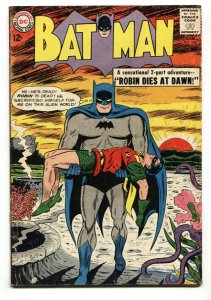 BATMAN #156 -Death of Robin comic book 1963-ROBIN-DC VG