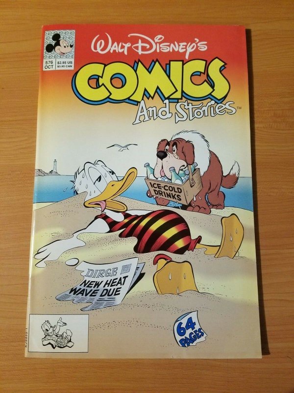 Walt Disney's Comics and Stories #576 ~ NEAR MINT NM ~ (1992, Disney Comics)