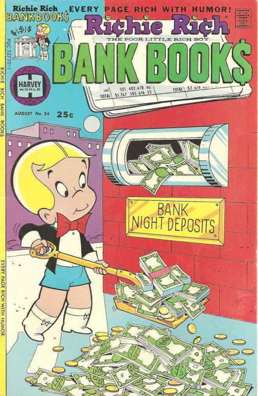 Richie Rich Bank Books #24 FN; Harvey | save on shipping - details inside