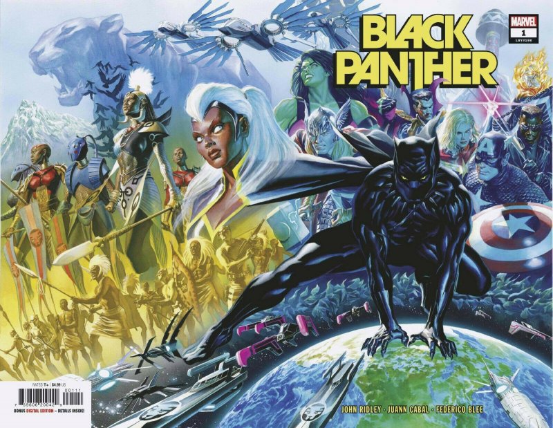 BLACK PANTHER #1 MARVEL 2021 VF NM STOCK IMAGE