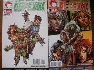 4 DDP Aftermath DEFEX Comic #1 #2 #3 #4 Dangerous Secrets (2004) Wolfman Caselli