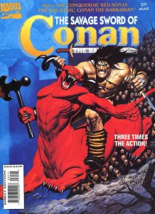 Savage Sword of Conan #231 FN ; Marvel | Red Sonja Kull