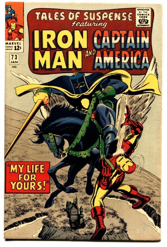 TALES OF SUSPENSE #73 comic book-IRON MAN/CAPTAIN AMERICA-HI GRADE VF/NM