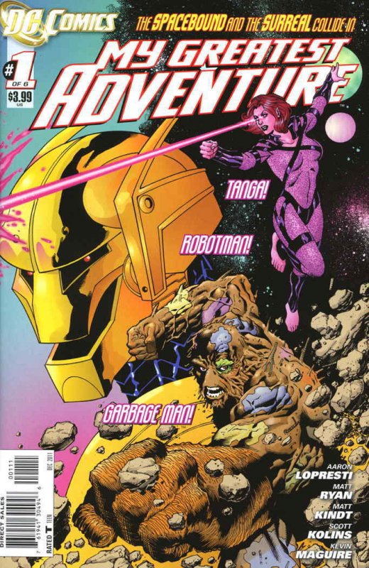 My Greatest Adventure (2nd Series) #1 VF/NM ; DC | Robotman Garbage Man Tanga