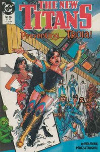 New Titans, The #55 FN ; DC | Troia Donna Troy