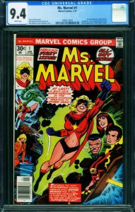MS. MARVEL #1 First issue-CGC 9.4 Bronze Age Marvel 1998213001 