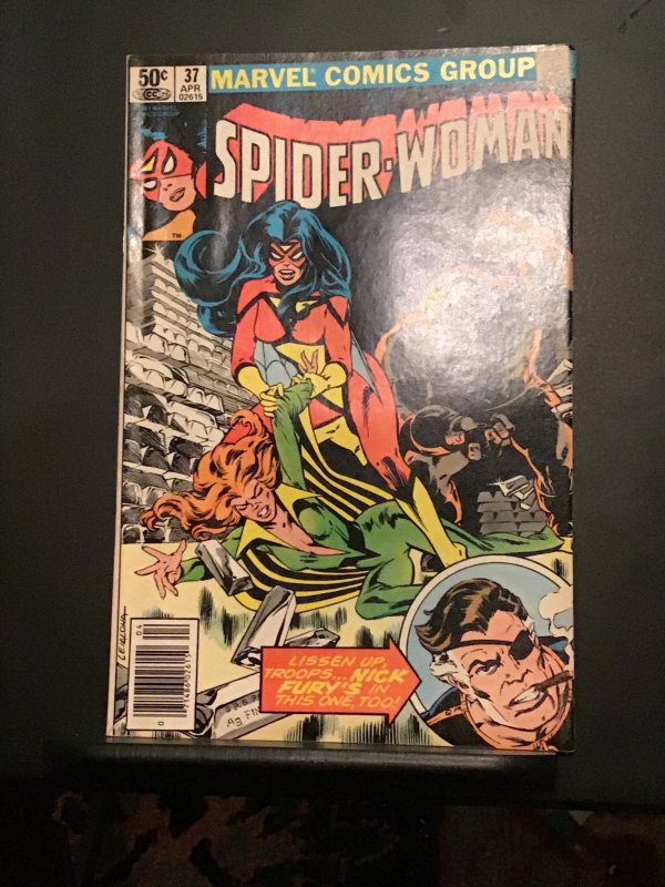 Spider-Woman #37 (1981) Siryn from X-Force origin key!  VF/NM Wow!