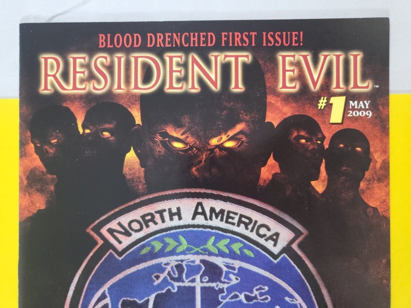 Resident Evil #1 2009 Wildstorm Video Game Art Cover