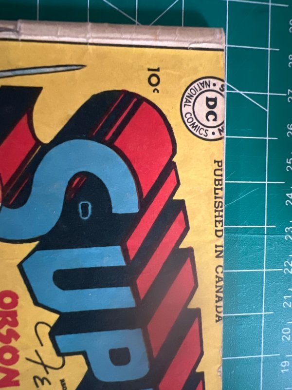 Superman #62 (1950) GD Canadian variant. Orson Welles appearance