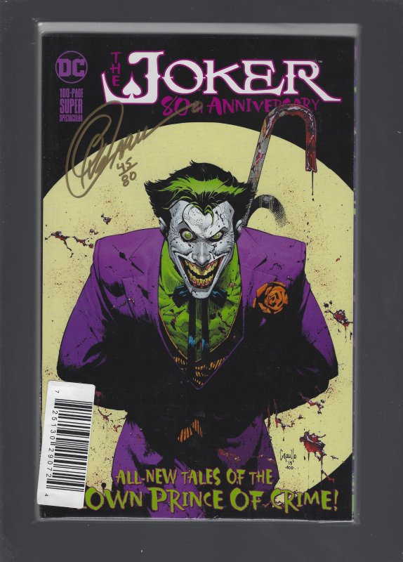 The Joker 80th Anniversary 100-Page Super Spectacular #1 (2020) Signed 45/80