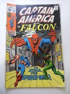 Captain America #137 (1971) VG- Condition pencil/ink marks fc, rusty staples