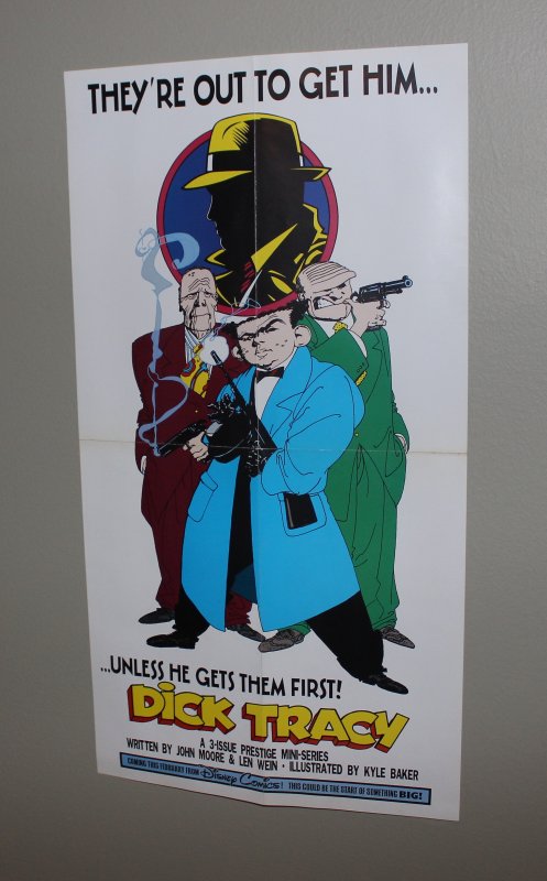 Dick Tracy Promo Poster /  Len Wein, Kyle Baker / 1990