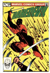 Daredevil #189--1982--Frank Miller--Elektra--comic book