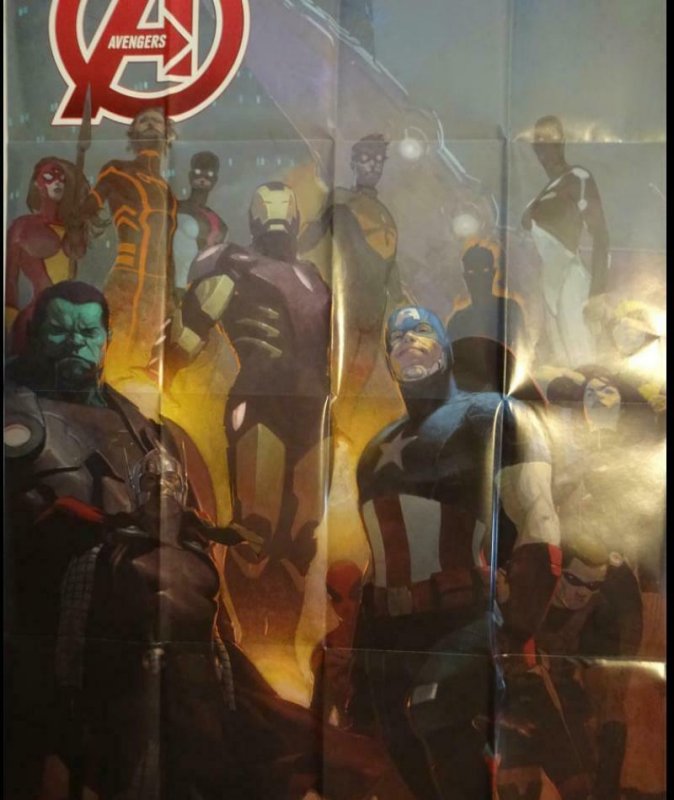 AVENGERS Promo Poster, 24 x 36, 2013, MARVEL, Unused more in our store 318