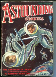 ASTOUNDING STORIES 09/1931-CLAYTON-FIGHTING SPACEMEN-EDMOND HAMILTON-vg 