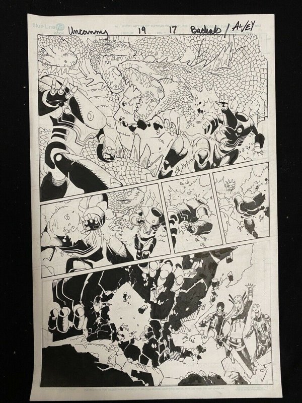 Uncanny X-Men #19 Page 17 Original Comic Book Art - Chris Bachalo