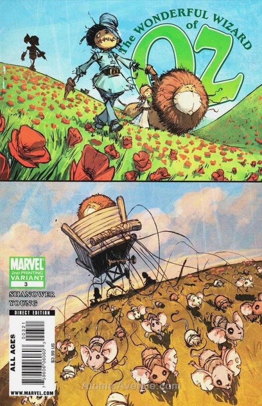 Wonderful Wizard of Oz, The (Marvel) #3 (2nd) VF/NM ; Marvel | Skottie Young