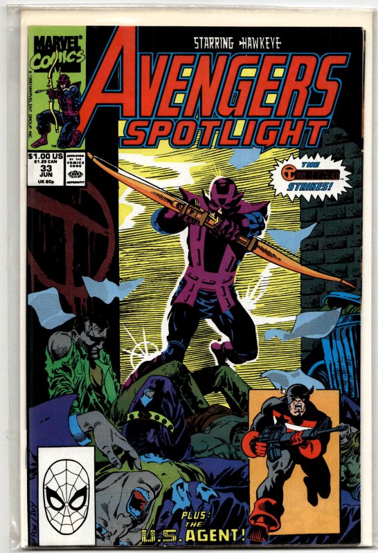 Avengers Spotlight #33 (1990) U.S.Agent