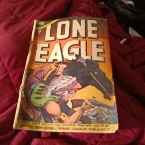 Ajax Farrell 1954 Lone Eagle #2 Golden Age Western hero native American fighter