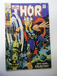 Thor #160 (1969) VG Condition small moisture stain bc