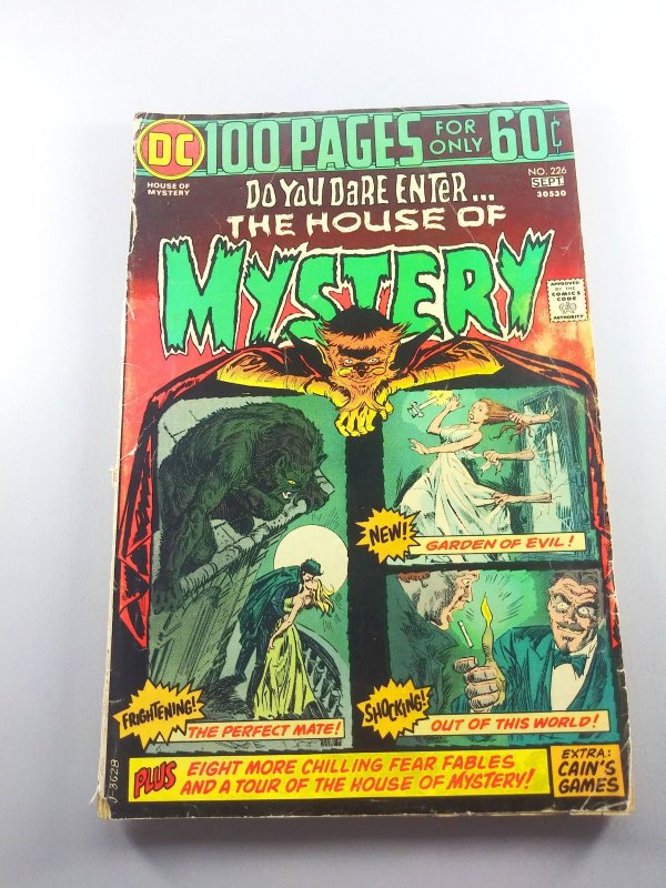 House of Mystery #226 (1974) - G