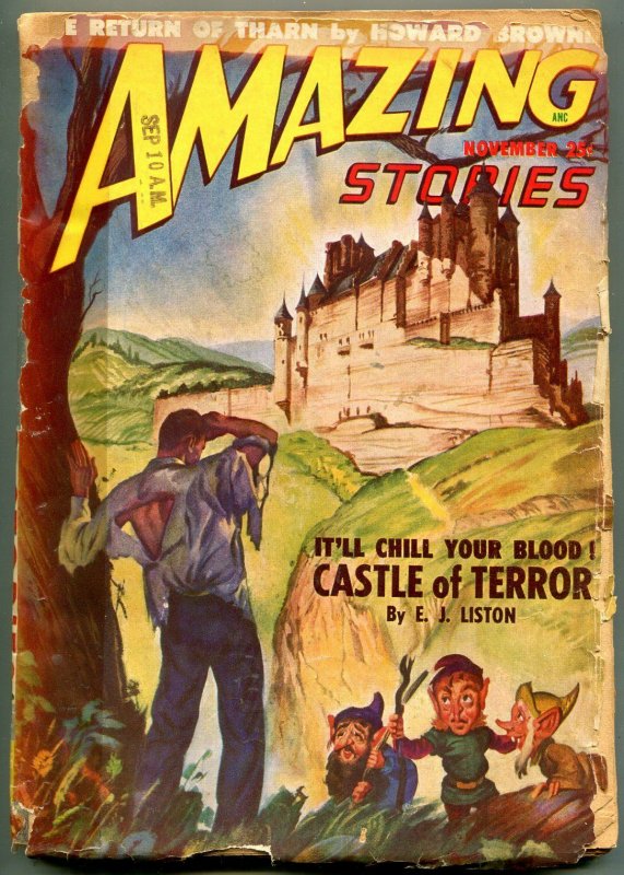 Amazing Stories Pulp November 1948-Castle of Terror-