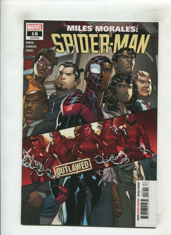 MILES MORALES: SPIDER-MAN #18 (9.0) 1ST MILES CLONE!! 2020 