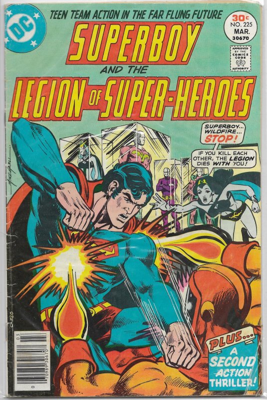 Superboy and the Legion of Super-Heroes   #225 GD