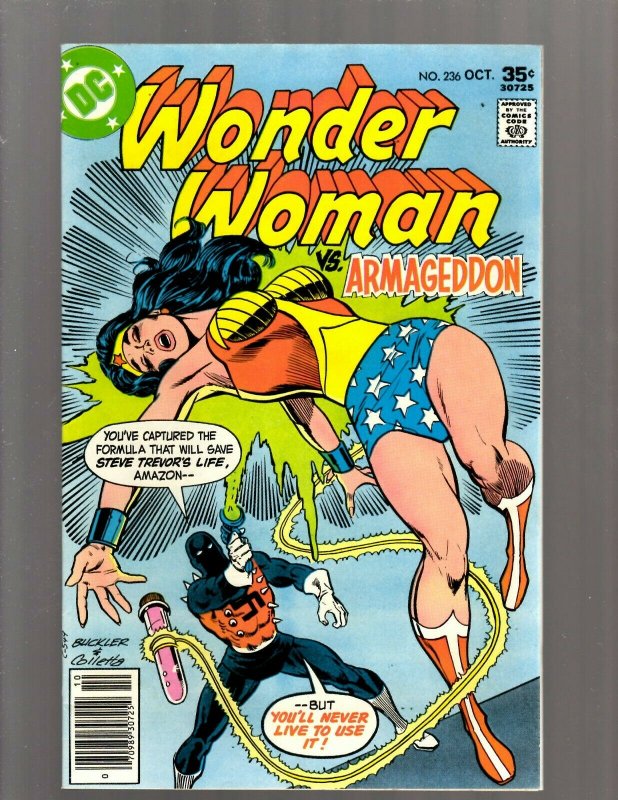 Lot Of 6 Wonder Woman DC Comic Books # 233 234 235 236 243 244 Batman Flash GK34