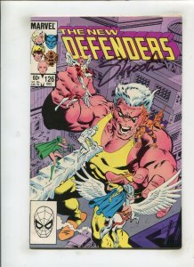 DEFENDERS #126 (9.2) SIGNED JIM SHOOTER!! 1983