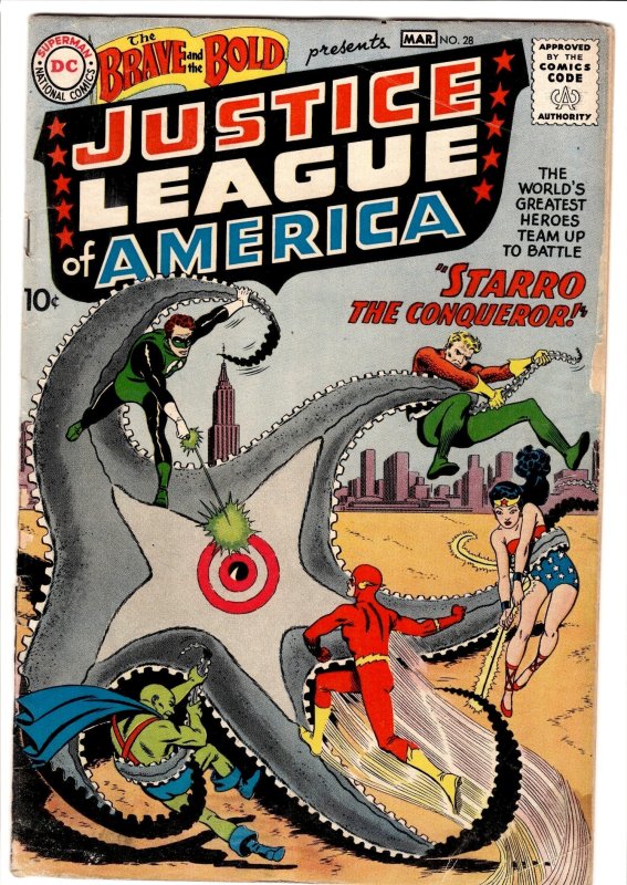 The Brave and the Bold #28 (1960) 1st Justice League of America! see description