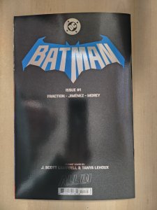 Batman #1 - J. Scott Campbell Foil Virgin Variant/Jorge Jimenez Art (9.2ob) 2025