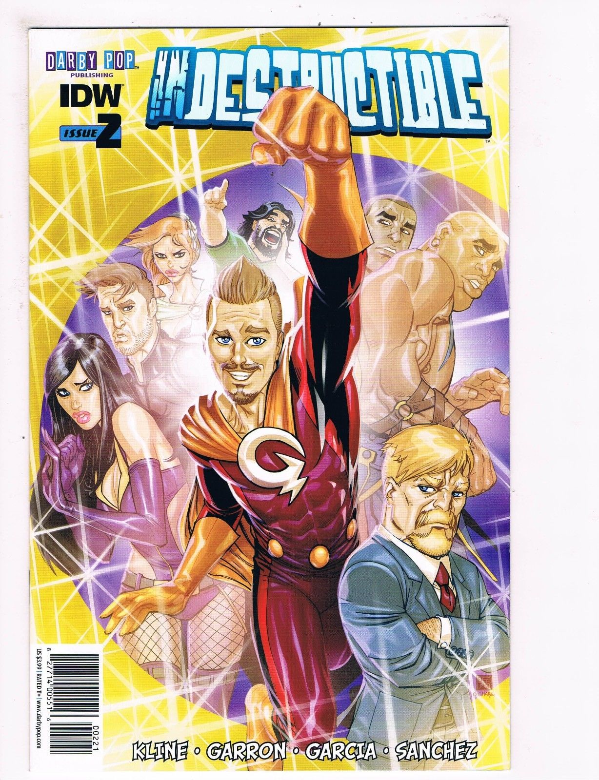 Indestructible 2 Nm 1st Print Variant Cover Idw Darby Pop Comic Book S66 Hipcomic