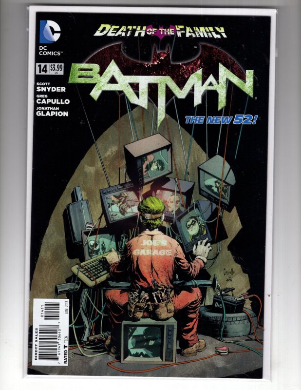 Batman #14 (2013) DEATH OF THE FAMILY Snyder & Capullo  / ID#01